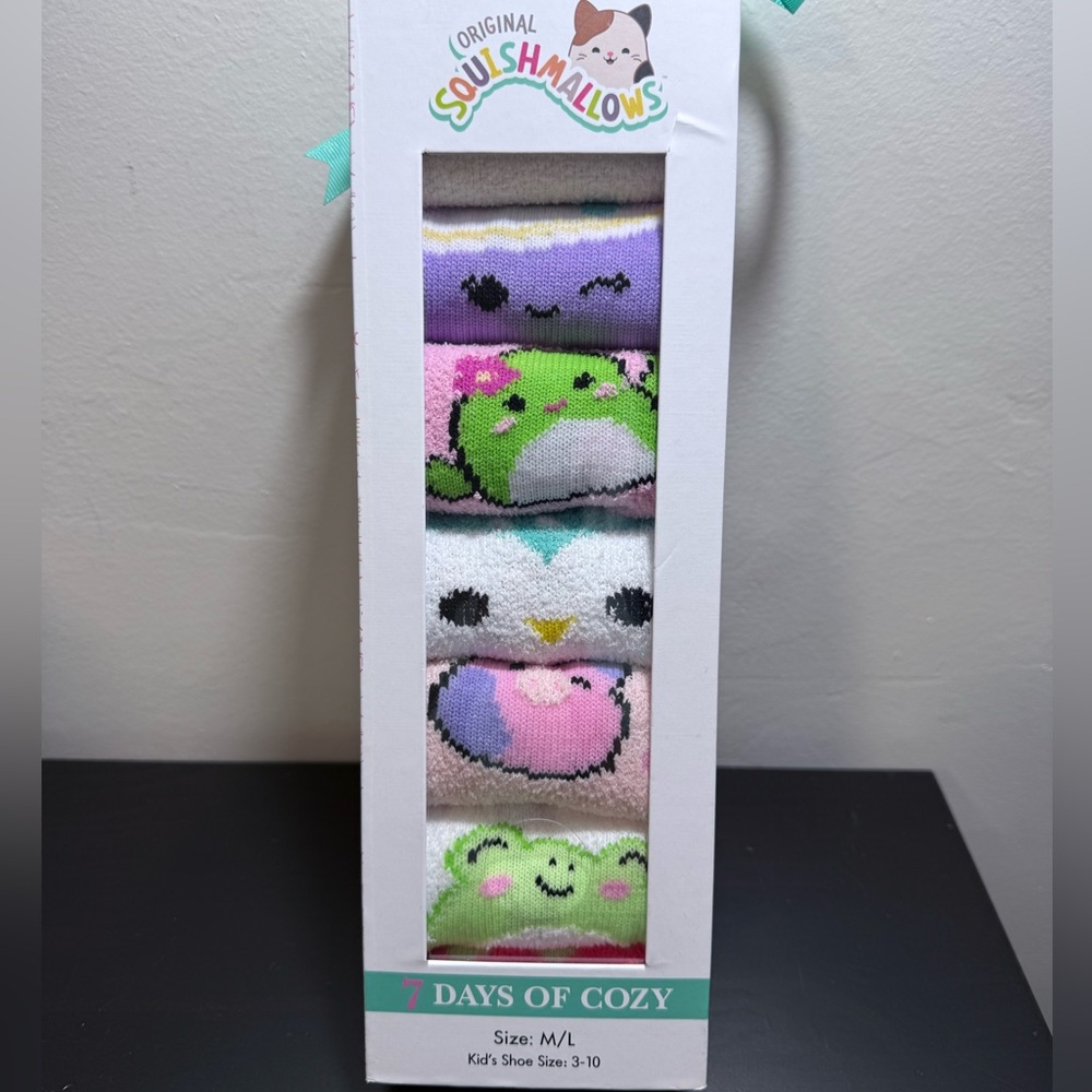 Squishmallows 7 Days of Cozy Socks | NWT & Gift Box‎